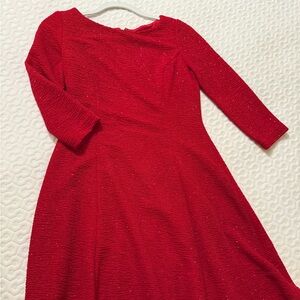 Eliza J Sparkling Red Formal Dress